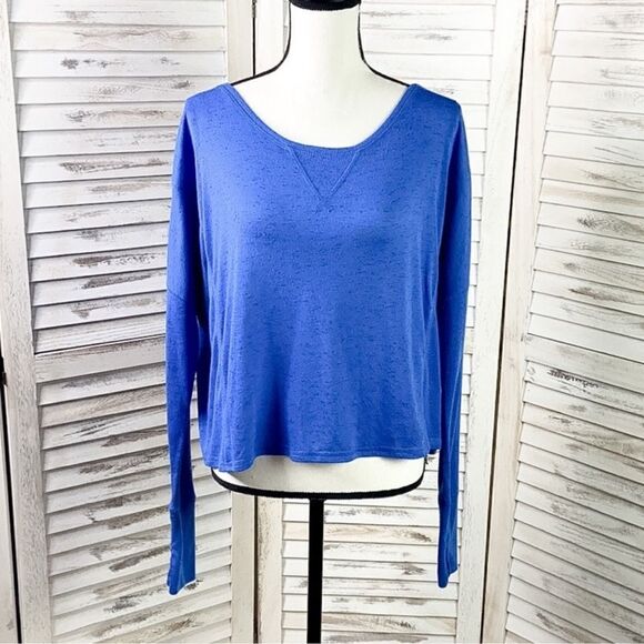 Athleta Scoopneck Soft Twilly Top in Macaw Blue M - Picture 2 of 6